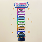 Palabras Mágicas Infantil Imprimible | Material Didáctico de Valores para Preescolar